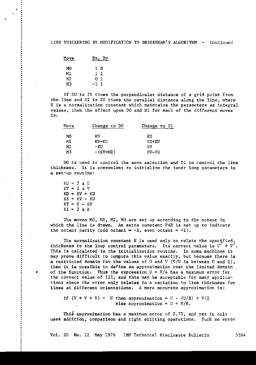Bresenham Line Drawing Algorithm For All Octants : Murphy s modified bresenham line algorithm